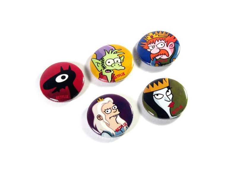 Cartoon Button Badges